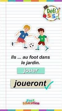 CM1 – Conjuguer les verbes en -ER au futur – Exercices en vidéo – Défi 5 sur 5