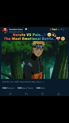 122K views · 8.1K reactions | Naruto VS Pain – The Most Emotional...