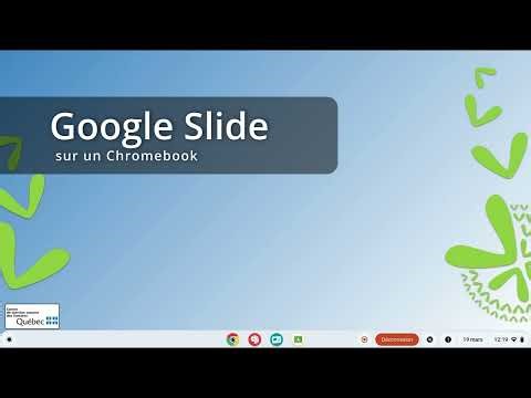 Tutoriel rapide de Google Slide sur Chromebook