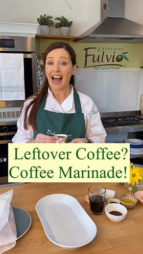 Coffee Marinade for Meat! It works! Use your leftover coffee in marinade. Coffee pairs deliciously with beef particularly a steak. Coffee is also acid, so it acts as a tenderized. Here is a marinade recipe to try…… 100ml cold espresso 2 tsp Worcestershire sauce 1 tsp Dijon mustard 2 tbsp olive oil 1 minced garlic clove Freshly ground black pepper 2 tsp balsamic vinegar 1 tsp honey Mix the marinade together and pour over the piece of steak. Leave in the fridge for about 2 to 4 hours in the fridge