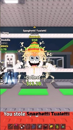 I Got The Spaghetti Tualetti In Roblox Steal A Brainrot