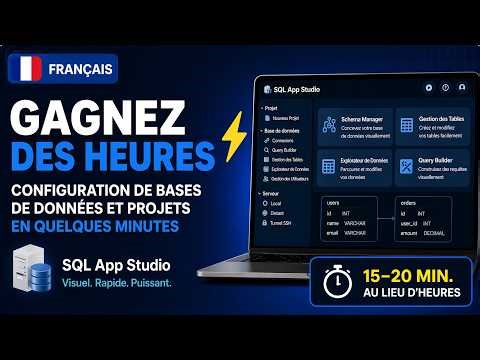 Ce qui prenait des heures se fait maintenant en minutes | SQL App Studio