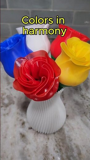 3D Printed Forever Roses, No Water Needed