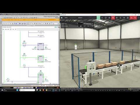 Buffer StationFactory IO & Siemens S7 1200#codesys #plc #sps #siemens #hmiprogramming#factoryio