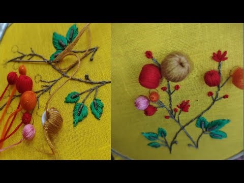3d embroidery designe । embroidery stitch step by step । 3d embroidery tutorial ।@stitchcraft12 