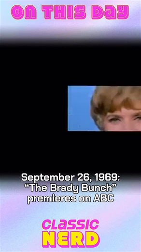 56 years ago TODAY, we all became one big happy family when “The Brady Bunch” premiered on ABC in 1969! The quintessential family sitcom was never a huge ratings success, but still ran for five seasons and spawned numerous spin-offs, movies, parodies, and even a few albums! The show did much better in syndication, where decades of reruns helped define Carol Brady as one of TV’s most iconic moms. #nostalgia #tvhistory #70s #70sthrowback #70skids #60s | Classic Nerd