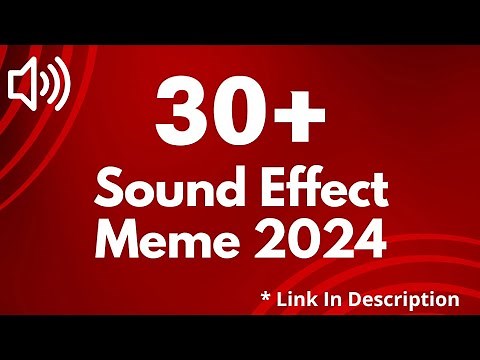 30+ Sound Effect For Editing 2024 + Link Download