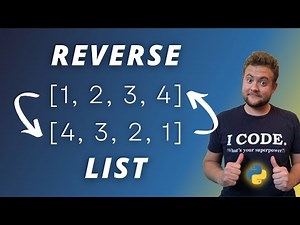How To Reverse A List In Python