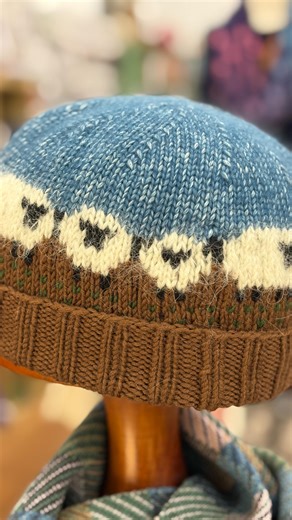 This might just be the cutest beanie I have ever seen! This design is the Baa-ble Hat by Donna Smith, made by a lovely customer Sonia, using a mix of different yarns from our store. Sonia popped in on the weekend to show me this gorgeous creation and to pick up a few new yarns for her next Baa-ble Hat. I’ve heard that this design is quite addictive and now I can see why. 🐑🧶 | Castle Handmade
