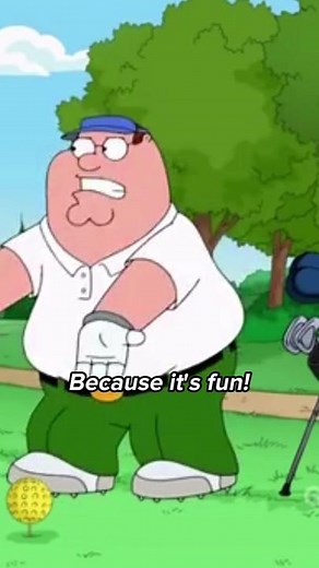 fore! #familyguy #familyguyclips #golf #petergriffin #loisgriffin | golf
