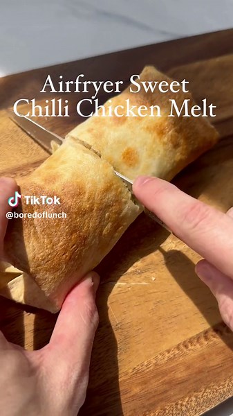 Airfryer Sweet Chilli Chicken Melt Recipe | Easy Lunch Idea