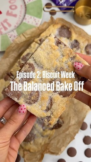 Molly Cunningham | 👩‍⚕️🩷🌱 on Instagram: "Episode 2 of The Balanced Bake Off: Biscuit Week 🍪 I am sooo partial to a biscuit at 10am so I am buzzing for biscuit week!! There was one biscuit I wanted to make as I’ve been seeing it go viral for ages and it is the M&S chocolate button shortbread!!!😍😍 I used my Nan’s famous shortbread recipe and took some over and she definitely approved!!🩷 As always this series is a reminder that even as a nutritionist, you don’t have to turn everything in to 