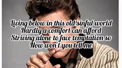 Elvis Presley - Where Could I Go But To The Lord lyrics | Pukka Tambunan