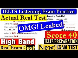 IELTS LISTENING PRACTICE TEST 2026 WITH ANSWERS | 13.01.2026