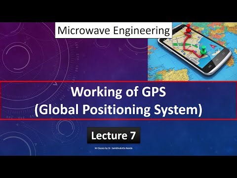 [2022] Working of GPS (Global Positioning System) -Applications of Microwave Engineering- Lecture 7
