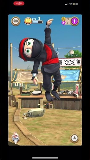 I’m late IK 😭 the app is called clumsy ninja and I love it!!