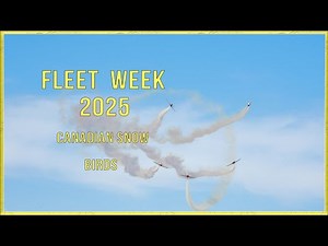 Fleet Week 2025 Air Show: Canadian Snowbirds in Stunning Aerial Performances