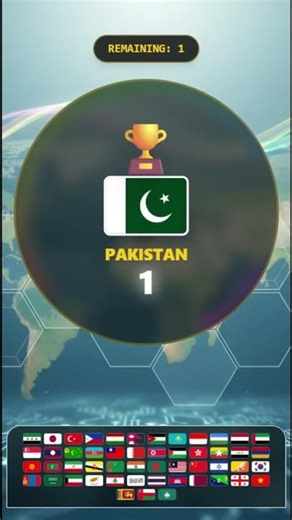 Pakistan 🇵🇰 vs Afghanistan 🇦🇫 Flag Battle Winner 🏆 Country Flags Shorts