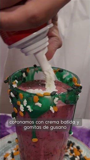 Batido versión Halloween 👻🕸️✨ #Recetas #Halloween #Ideas #Cocina