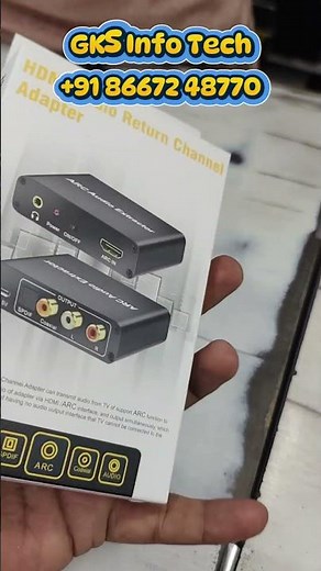 ARC Audio Extractor | HDMI ARC to Optical, Coaxial, RCA, AUX | Perfect for Amplifier & Headphones