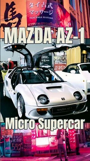 Smaller than an MX-5 but MUCH cooler: The Mazda AZ-1!
