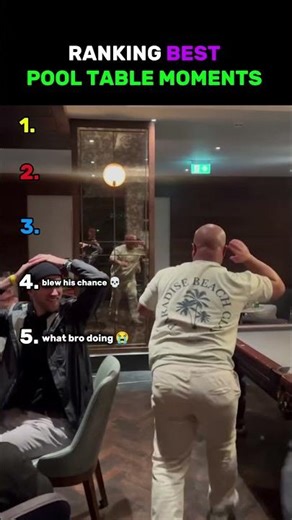 Ranking Funny Pool Table Moments 😭