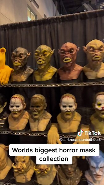 World's Biggest Collection of Silicone Masks Displayed at Transworld Haunted House Tradeshow