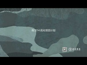 Oracle Primavera P6培训14 优化项目计划