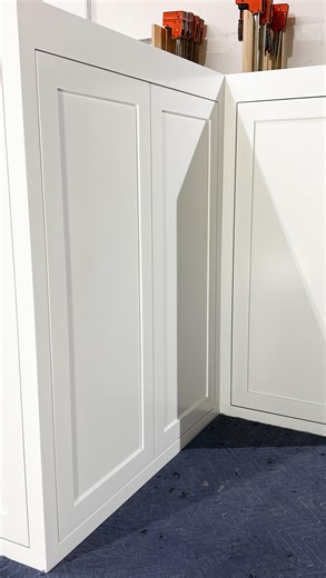 Classic inset shaker cabinets will never go out of style! #NortheastWoodworks #cabinetshop #cabinetmaker #inset #shaker #custom | Northeast Woodworks