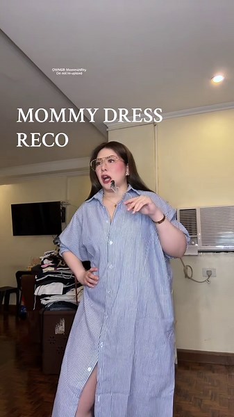 Ganda ng Oversized Dress para sa mga Mommies