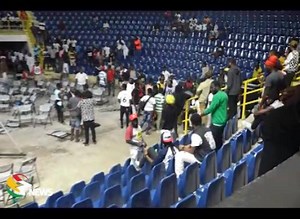 [Mayhem at Bukom Boxing Arena]There was a gunshot inside the Bukom Boxing Arena Wednesday night following the cancellation of a scheduled boxing match. | TV3 Ghana