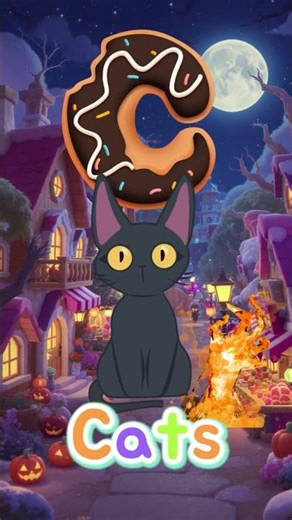 Halloween Alphabet Song 🎃 A B C D Apples, Bats, Cats & Dracula Preschool ABC Halloween Song
