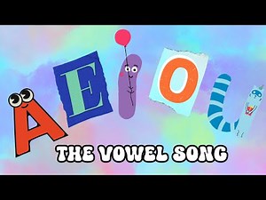 The Vowel Song - Educational Song for Children Learning English