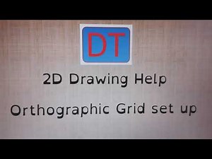 2D iso ortho grid set up