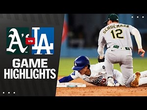 A's vs. Dodgers Game Highlights (5/15/25) | MLB Highlights