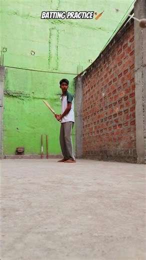 Plastic Bat Se Batting Practice 😱🏏 | Smart Cricket Training At Home 💪🏠