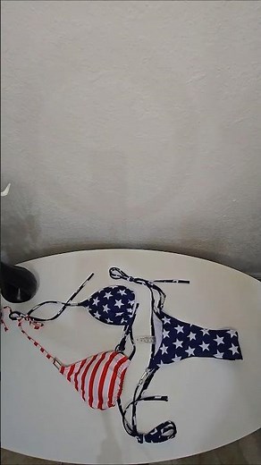 Thong Bikini Set for Women, Halter String Bikini, Cheeky Two Piece Swimsuit Adjustable Bathing Suit.