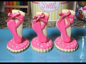Ballerina Slipper Cookies (How To)