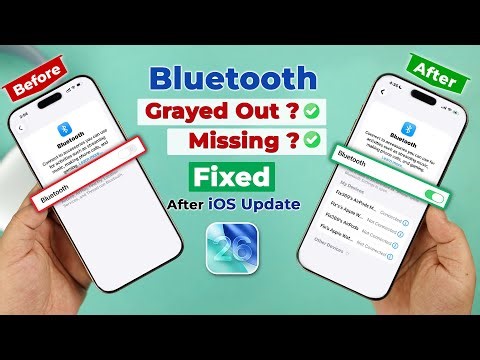 Fix - iPhone Bluetooth Greyed Out iOS 26!