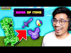 Minecraft, But Mobs Drop OP Items !!!