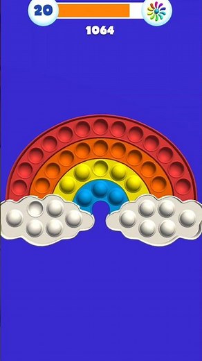 Pop It! Fidget Toys 3D Poppet Level-20 #shorts #popit #popitfidget