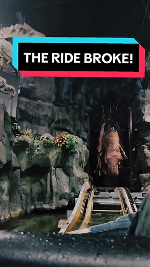 Jurassic Park Ride Breakdown: Scary Moment!