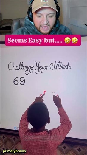 CAN YOU DRAW 69 IN ONE MOTION 😭