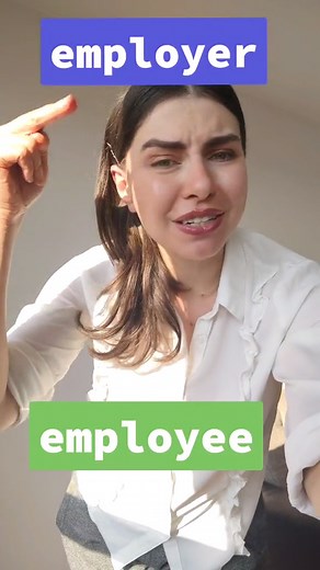 employer vs employee? same or different? #learnenglish #EnglishLanguage #adjectives #partsofspeech #englishspeaking #englishgrammar #vocabulary #englishcourse #englishclass #English #ingles #englishteacher #IELTS #tenses #conversationalenglish #englishclass #englishonline #englishvocabulary #englishwords #englishspeaking #spokenenglish #englishtips #phrases #englishlesson #accent #LanguageLearning #Basic #grammar #Englishwords | I’m Fine
