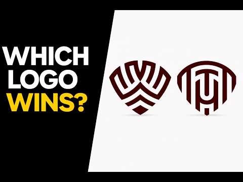 I Designed 2 Logos Using the Same Grid… Which One Wins?