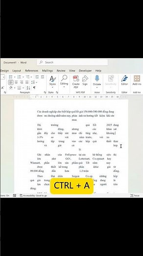 Sửa lỗi khoảng cách chữ trong word