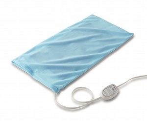 Sunbeam Heating Pad King Size 12 x 24-inch, Color Blue