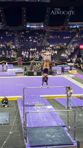 LSU gymnastics held their fan favorite Gymnastics 101 exhibition called Open Mike Night on Friday. The meet gave fans a chance to see some familiar face and a glimpse of new that will take aim at another title. Photos and videos by Michael Johnson. | The Advocate (Baton Rouge, LA)