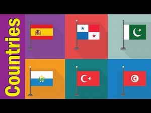 Learn Country Flags for Kids #4, Countries of the World, Flags of the World | Fun Kids English