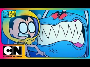 🦈 Shark Adventures with the Teen Titans! 💦 #SharkWeek | Season 9 Episodes | Cartoon Network Asia